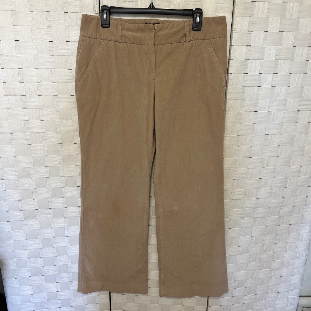 The Limited Corduroy Pants Drew Fit Tan Career Casual Size 12